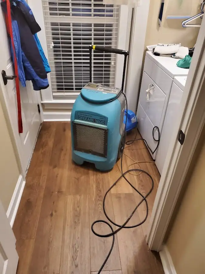 Commercial dehumidifier deployed for Crawl Space Restoration in Ellicott