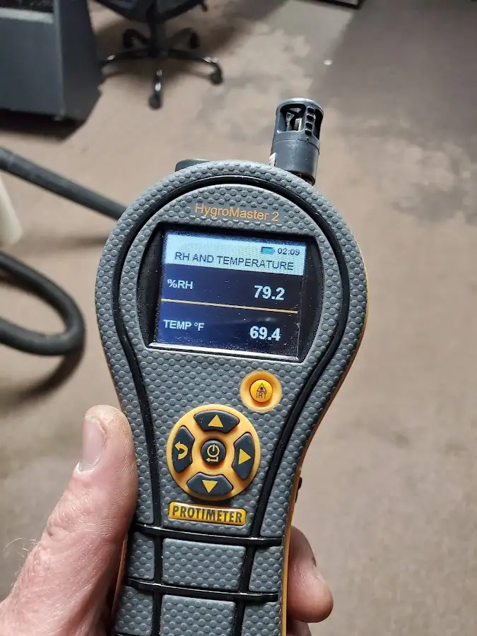Moisture meter humidity assessment for Fire & Smoke Damage Restoration in Ellicott