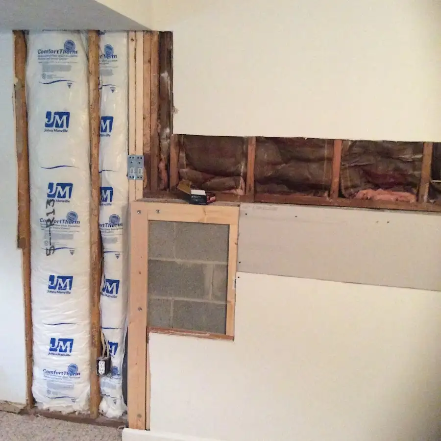 Wall insulation replacement during Odor Removal & Deodorization in Ellicott